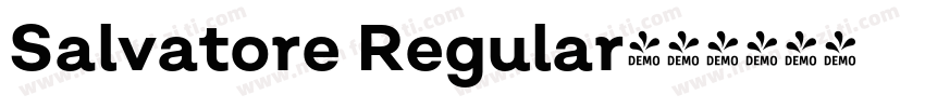Salvatore Regular字体转换